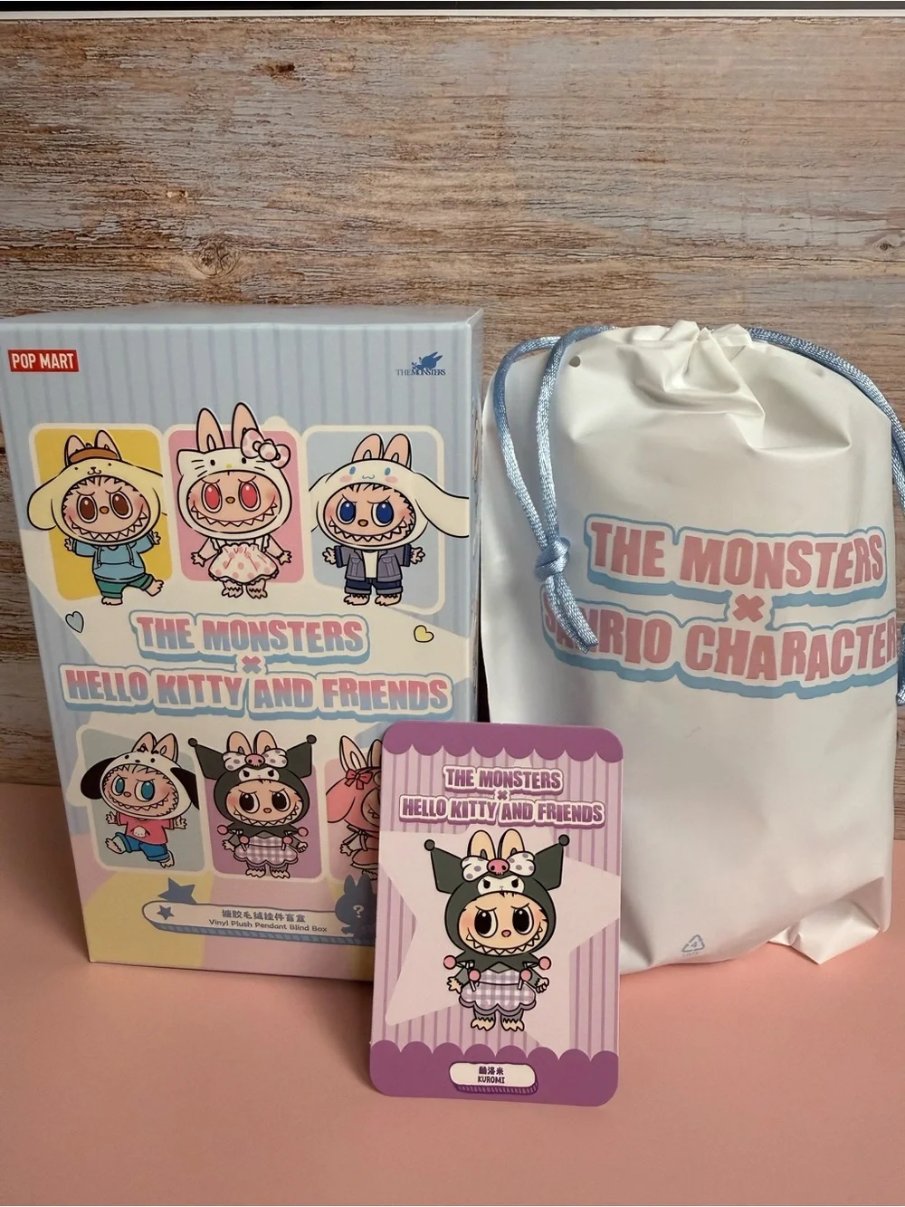 POP MART The Monsters x Hello Kitty and Friends Collectible Box - Kuromi